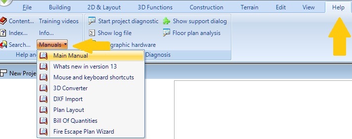 PDF Manuals in our Software
